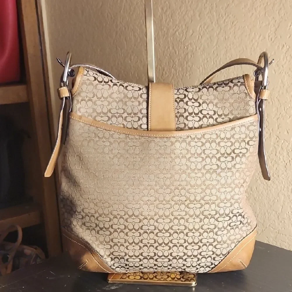Coach Soho Tan and Brown Women's Bag